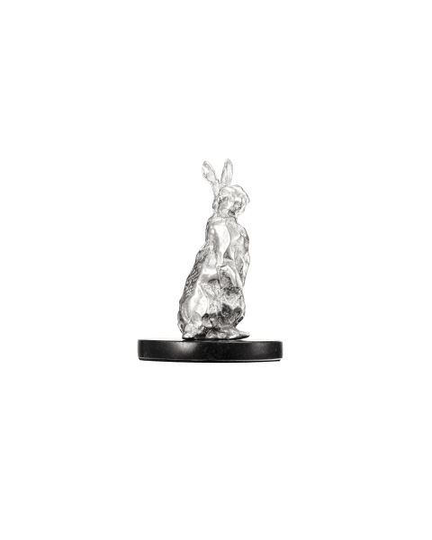 Standing Rabbit in Sterling silver - Haute Orfèvrerie