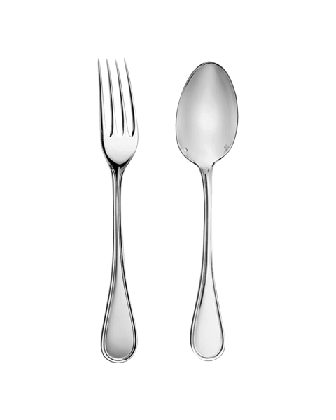 Flatware set for children (2 pieces) Albi  Silver plated