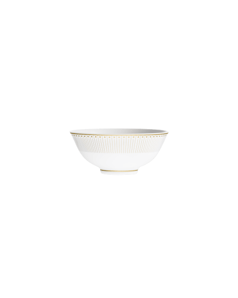 Porcelain Chinese Rice bowl Gold Finish