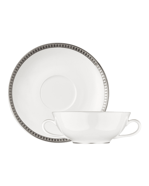 Soup bowl and saucer Malmaison  Porcelain