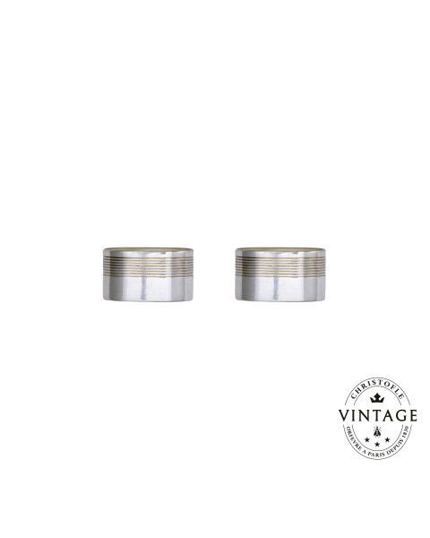 Set of 2 Napkin Rings, Silverware - Vintage