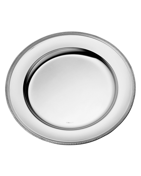 Round platter 40cm Malmaison  Silver plated