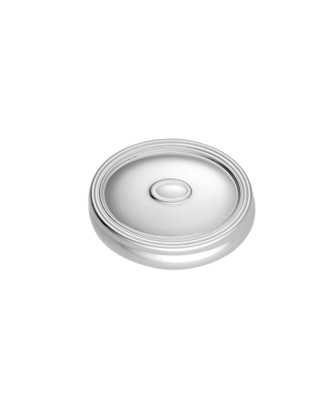 Silver-plated medaillon trinket box