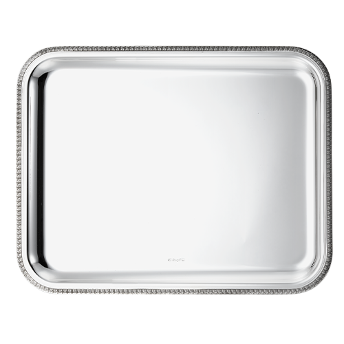 Silver-Plated Rectangular Tray - 8 x 6 in Malmaison