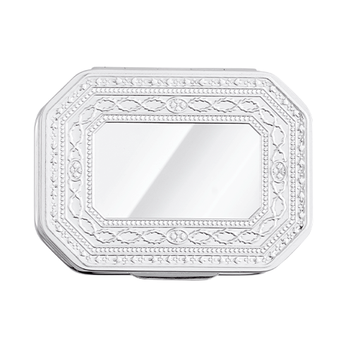 Silver-Plated Cut Edges Trinket box Bonbonnière | Christofle EUR